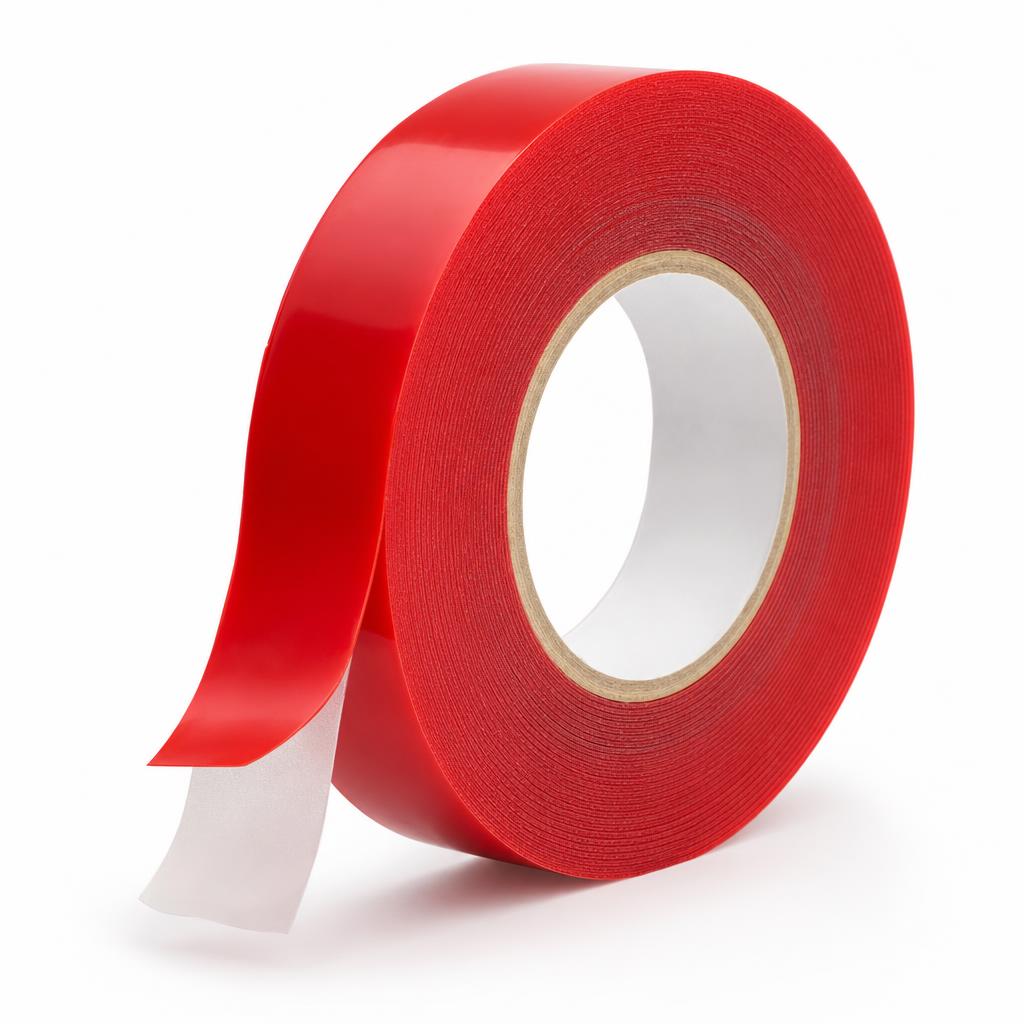 Double Side Red Polyester Tape